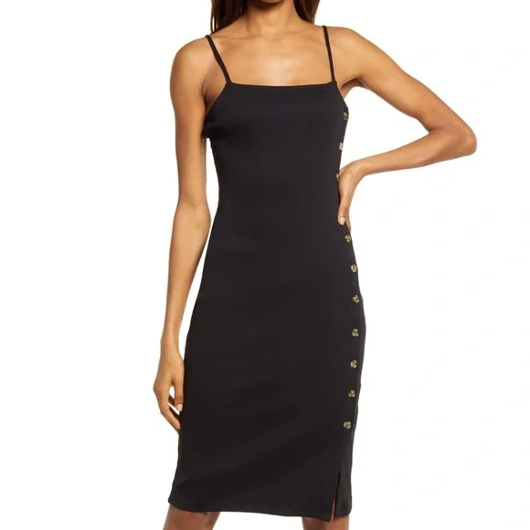 strapless open back dress Guess plum Eco Miranda rib Dress — Therapy Boutique main image 0